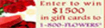 1-800-Flowers $1500 Gift Card