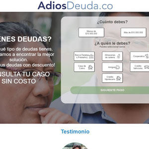 ! NEW OFFER - AdiosDeuda.co [CO] (Email,Social,Banner,Native,Push,SEO,Search,Push,SMS) - CPL {NoAdwords,NoBB} 