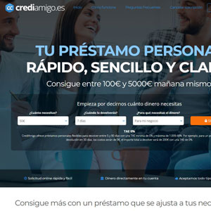 ! NEW OFFER - CrediAmigo [ES] (Email,Social,Banner,Native,Push,SEO,Search,Push,SMS) - CPL {NoAdwords,NoBB}