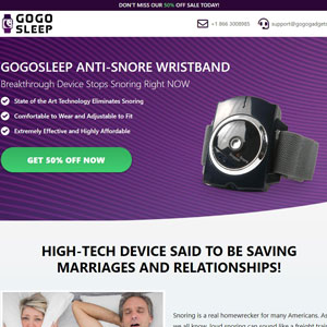 GoGo Sleep Anti-Snore Wristband