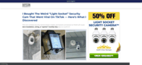 Light Socket Security Cameras - ECOM