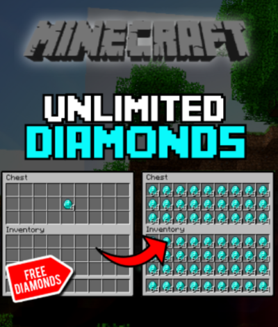Minecraft Unlimited Diamonds - 2 Clicks