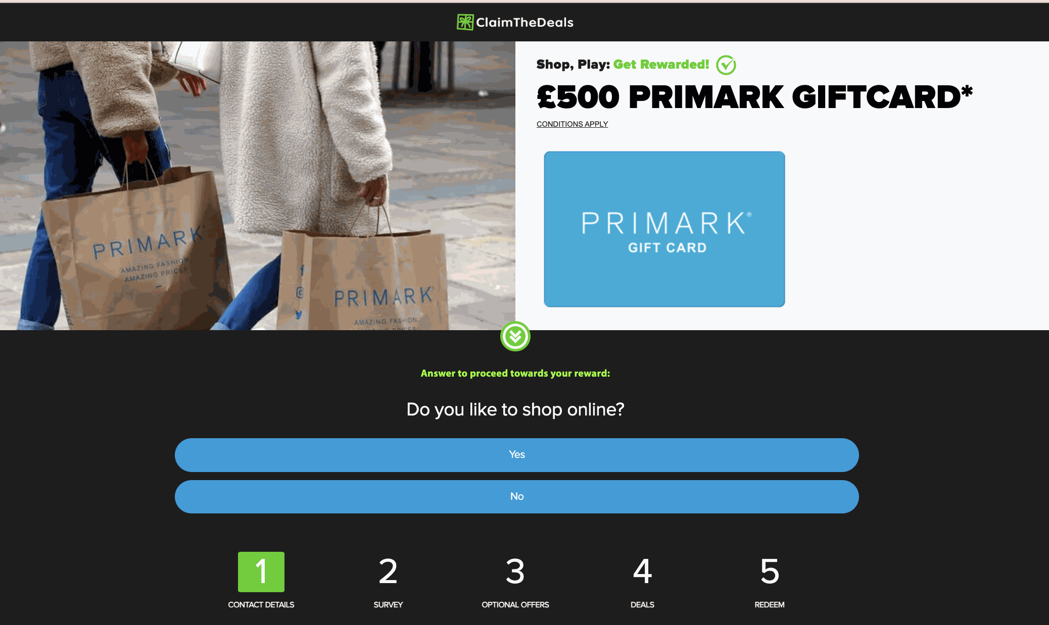 Primark 500$ - UK