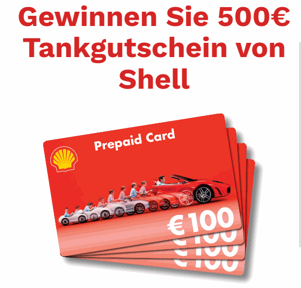 Shell Voucher 500€ -