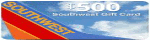 Southwest $500 Gift Card