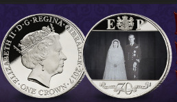The Royal Platinum Wedding Anniversary Coin