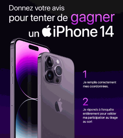 Win iPhone 14 - FR