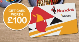 Win Nando's Vouchers - UK - MOB